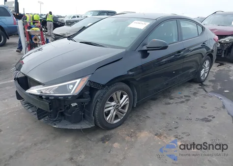 2019 Hyundai Elantra Sel из США, поврежденный, VIN 5NPD84LF4KH416981